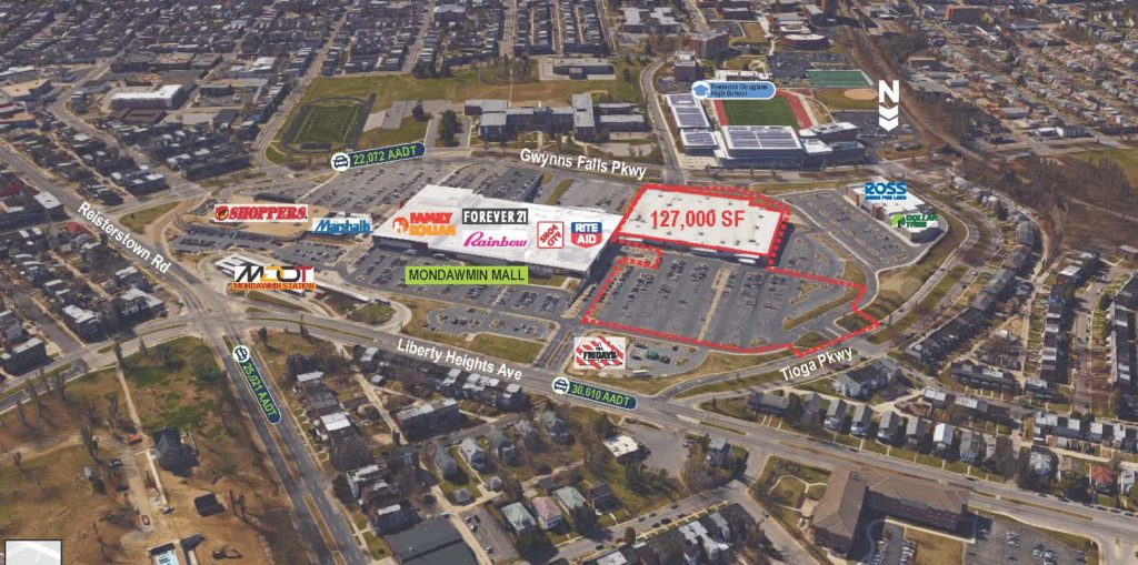 Mondawmin Mall Birds Eye View Next Realty